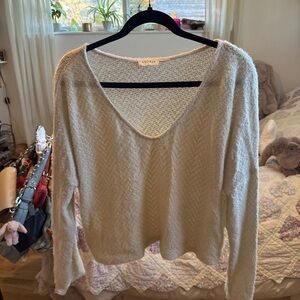 Storia Cream Knit Sweater